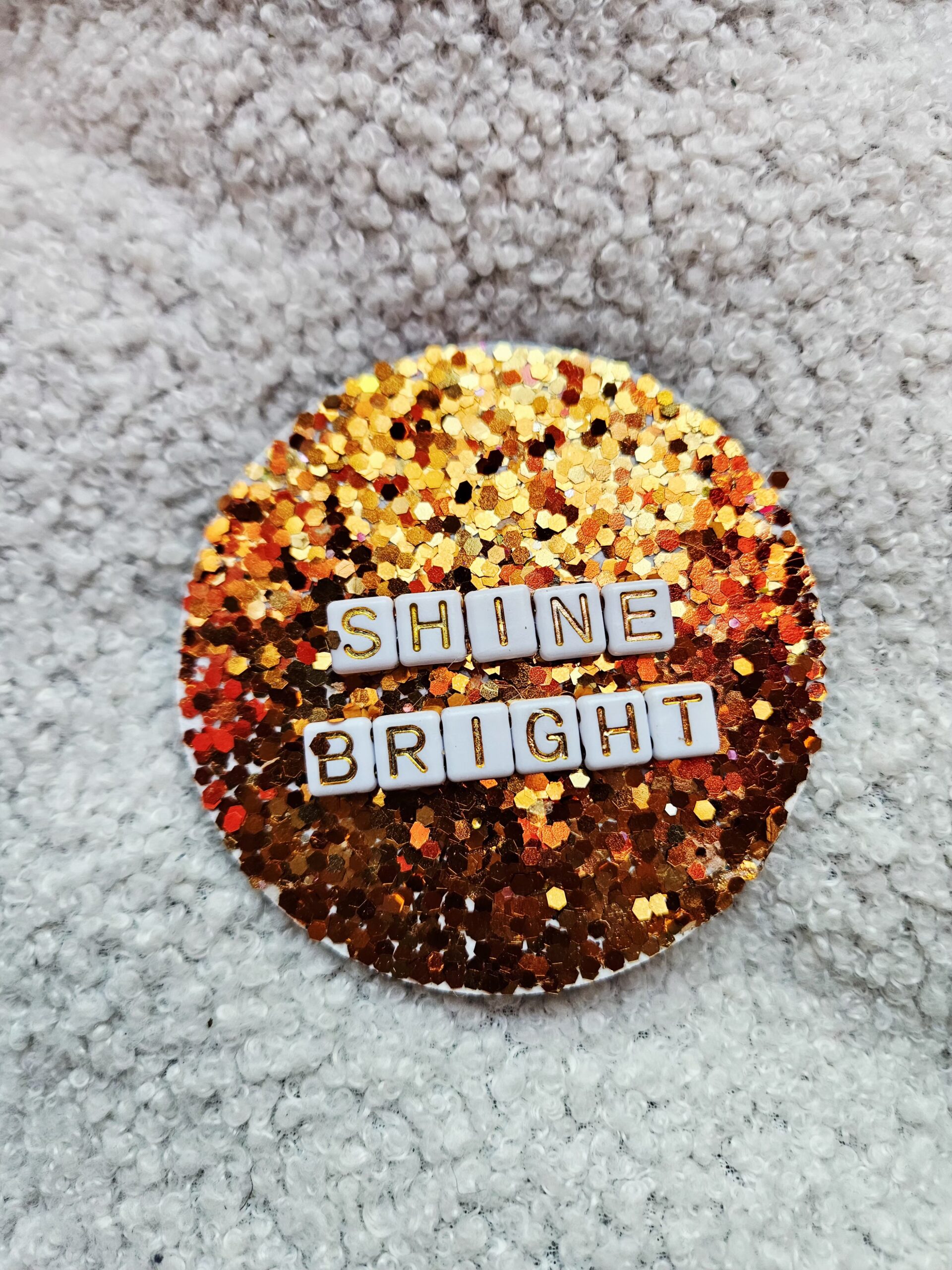 Aimant rond - Modèle "Shine bright"